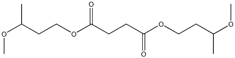 ブタン二酸ビス(3-メトキシブチル) 化学構造式