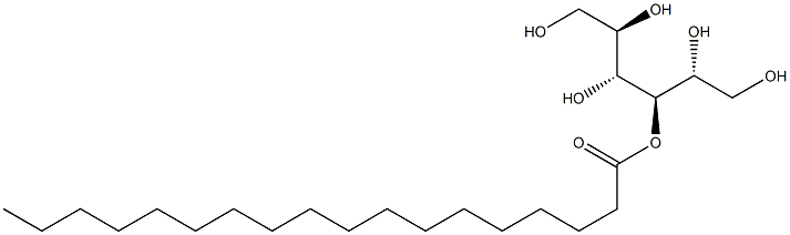 D-マンニトール3-オクタデカノアート 化学構造式