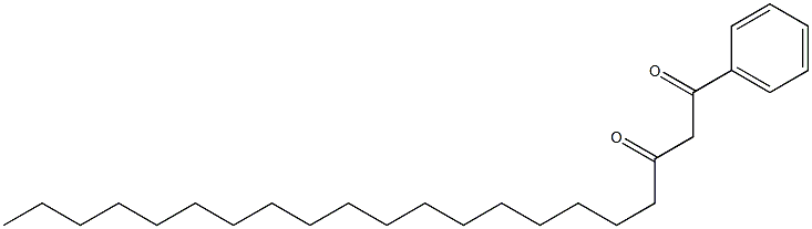 Nonadecanoylbenzoylmethane Struktur