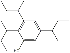 2,3,5-トリsec-ブチルフェノール 化学構造式