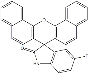  5'-Fluorospiro[7H-dibenzo[c,h]xanthene-7,3'-[3H]indol]-2'(1'H)-one