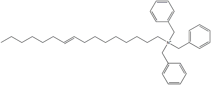 (9-Hexadecenyl)tribenzylaminium 结构式