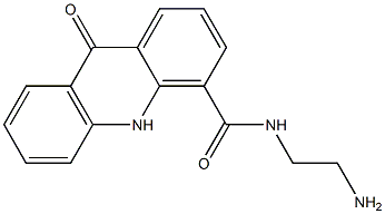 N-(2-Aminoethyl)-9,10-dihydro-9-oxoacridine-4-carboxamide Structure