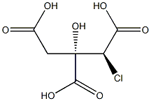 (2S,3S)-2-Chloro-3-hydroxy-3-carboxypentanedioic acid Structure