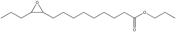 10,11-Epoxytetradecanoic acid propyl ester,,结构式