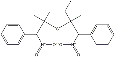 Phenyl(2-nitro-1-ethyl-1-methylethyl) sulfide 结构式