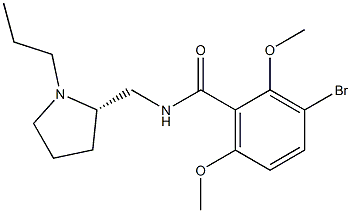  3-Bromo-N-[[(2S)-1-propyl-2-pyrrolidinyl]methyl]-2,6-dimethoxybenzamide