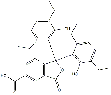  1,1-Bis-(2,5-diethyl-6-hydroxyphenyl)-1,3-dihydro-3-oxoisobenzofuran-5-carboxylic acid