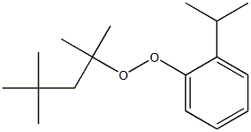 2-Isopropylphenyl 1,1,3,3-tetramethylbutyl peroxide 结构式