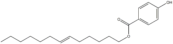 4-Hydroxybenzoic acid 6-tridecenyl ester 结构式