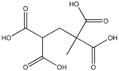 Butane-1,1,3,3-tetracarboxylic acid Structure