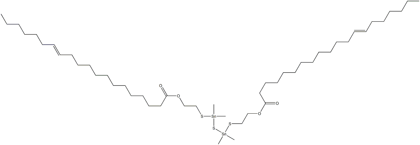  Bis[dimethyl[[2-(12-nonadecenylcarbonyloxy)ethyl]thio]stannyl] sulfide