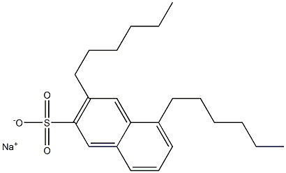 3,5-Dihexyl-2-naphthalenesulfonic acid sodium salt