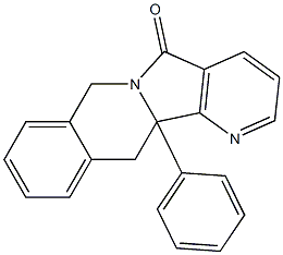 4b,5-ジヒドロ-4b-フェニル-10H-4,10a-ジアザ-11H-ベンゾ[b]フルオレン-11-オン 化学構造式