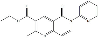 6-(2-Pyridyl)-2-methyl-5-oxo-5,6-dihydro-1,6-naphthyridine-3-carboxylic acid ethyl ester