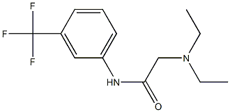 N-[3-(Trifluoromethyl)phenyl]-2-(diethylamino)acetamide Structure