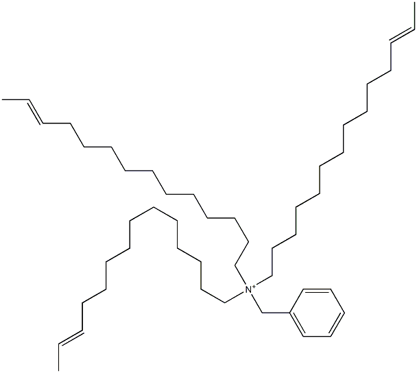 Tri(12-tetradecenyl)benzylaminium|