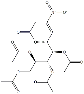 1-(Nitromethylene)-2-O,3-O,4-O,5-O,6-O-pentaacetyl-1-deoxy-D-mannitol