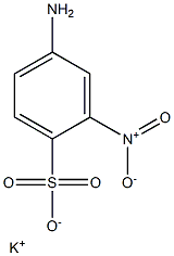 4-Amino-2-nitrobenzenesulfonic acid potassium salt Structure