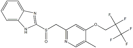 2-[[[4-(2,2,3,3,3-Pentafluoropropoxy)-5-methylpyridin-2-yl]methyl]sulfinyl]-1H-benzimidazole|