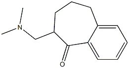 6-Dimethylaminomethyl-6,7,8,9-tetrahydro-5H-benzocyclohepten-5-one,,结构式