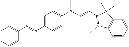 1,3,3-Trimethyl-2-[[2-methyl-2-[4-(phenylazo)phenyl]hydrazono]methyl]-3H-indolium