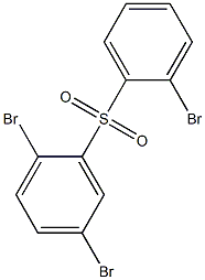 2,5-Dibromophenyl 2-bromophenyl sulfone,,结构式
