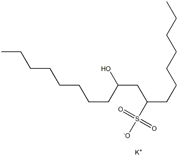  10-Hydroxyoctadecane-8-sulfonic acid potassium salt