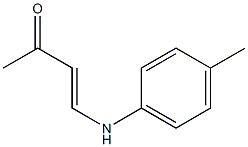 4-(4-Methylphenylamino)-3-buten-2-one,,结构式