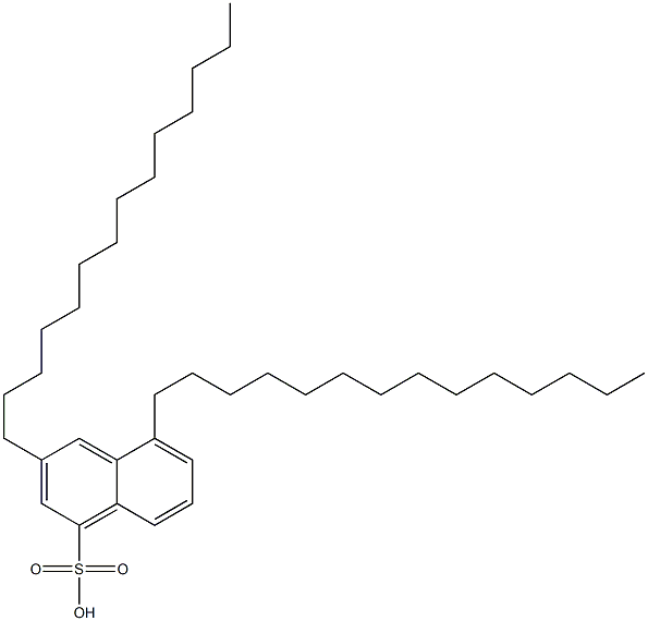 3,5-Ditetradecyl-1-naphthalenesulfonic acid