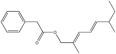 Phenylacetic acid 2,6-dimethyl-2,4-octadienyl ester