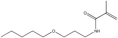 N-(3-Pentyloxypropyl)methacrylamide Struktur