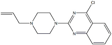 2-[4-(2-Propenyl)-1-piperazinyl]-4-chloroquinazoline 结构式