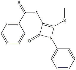 4-Methylthio-1-phenyl-3-thiobenzoylthio-1,2-dihydroazet-2-one