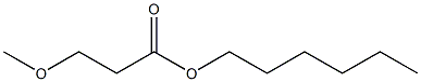 3-Methoxypropionic acid hexyl ester,,结构式