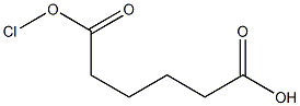 Adipic acid 1-chloride Structure