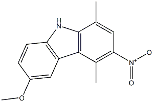  6-Methoxy-3-nitro-1,4-dimethyl-9H-carbazole