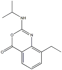 2-Isopropylamino-8-ethyl-4H-3,1-benzoxazin-4-one