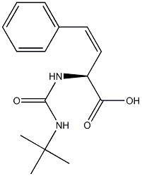 (2S,3Z)-2-[[[(1,1-Dimethylethyl)amino]carbonyl]amino]-4-phenyl-3-butenoic acid,,结构式
