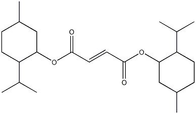 Fumaric acid dimenthyl ester,,结构式