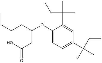 3-(2,4-Di-tert-pentylphenoxy)heptanoic acid