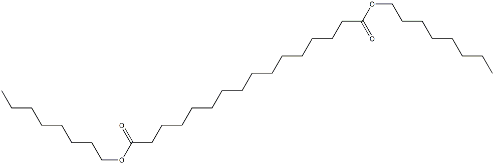 Hexadecanedioic acid dioctyl ester Structure