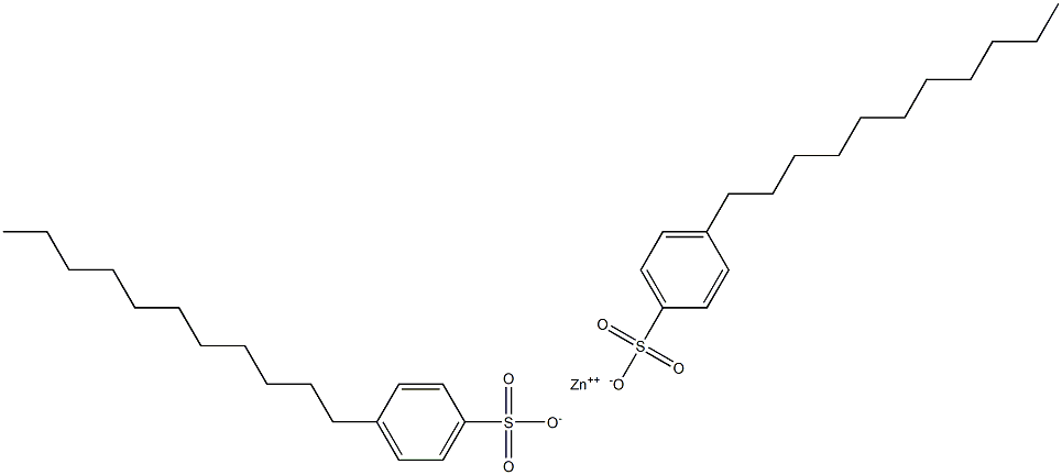 Bis(4-undecylbenzenesulfonic acid)zinc salt 结构式