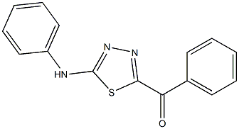 5-Benzoyl-N-phenyl-1,3,4-thiadiazol-2-amine Struktur