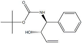 [(1S,2S)-1-Phenyl-2-hydroxy-3-butenyl]carbamic acid tert-butyl ester Structure