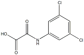 N-(3,5-Dichlorophenyl)oxamidic acid Struktur