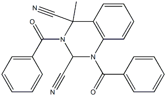  1,3-Dibenzoyl-4-methyl-1,2,3,4-tetrahydroquinazoline-2,4-dicarbonitrile
