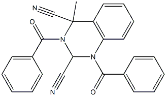 1,3-Dibenzoyl-4-methyl-1,2,3,4-tetrahydroquinazoline-2,4-dicarbonitrile