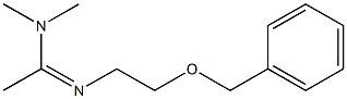 N2-[2-(Benzyloxy)ethyl]-N1,N1-dimethylacetamidine Structure