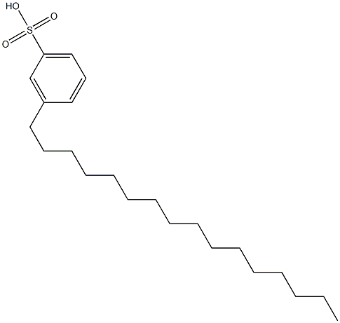 3-Hexadecylbenzenesulfonic acid 结构式